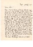 Letter home — Delft, May 1935