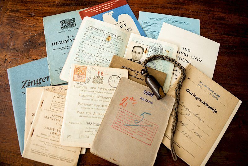 Papers from the case — Identity & service documents